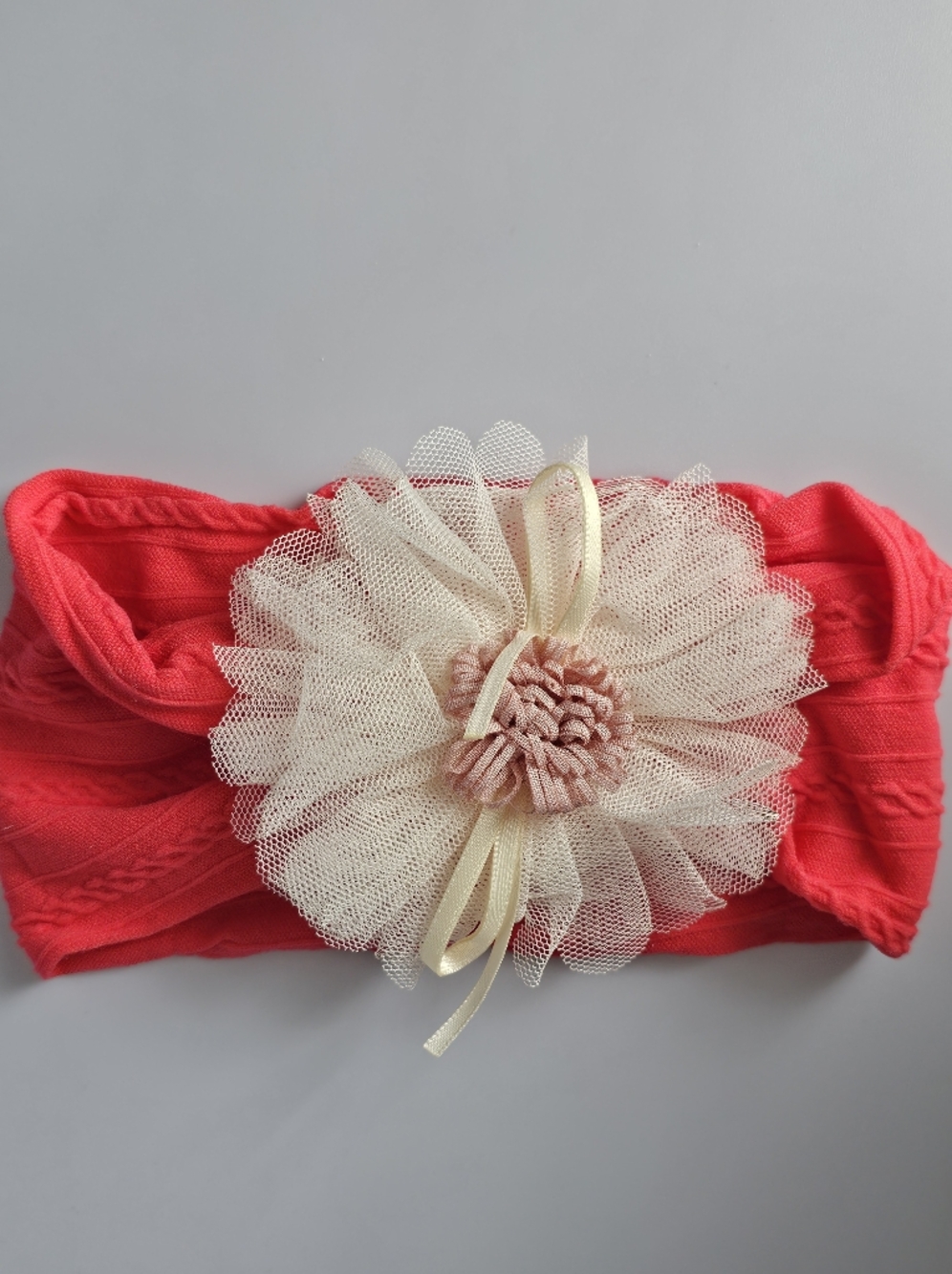 Baby fucsia headband, headband for girls